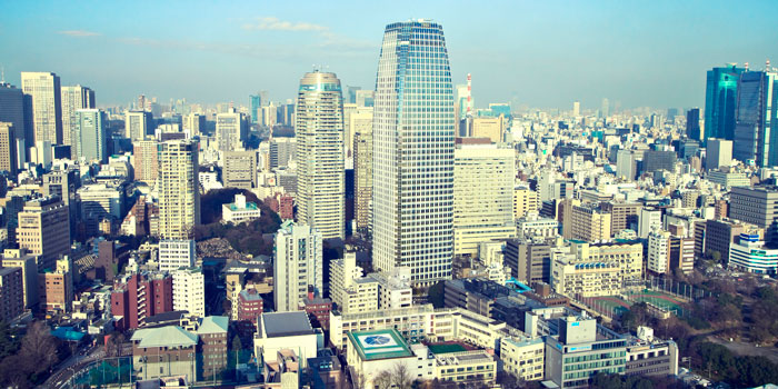 Udsigt fra Tokyo Tower. Foto: Colourbox