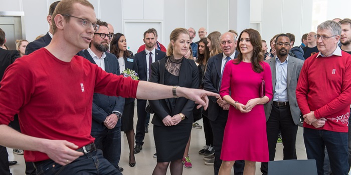 Kronprinsesse Mary besøger DTU Compute ved Forskningens Døgn, 2015